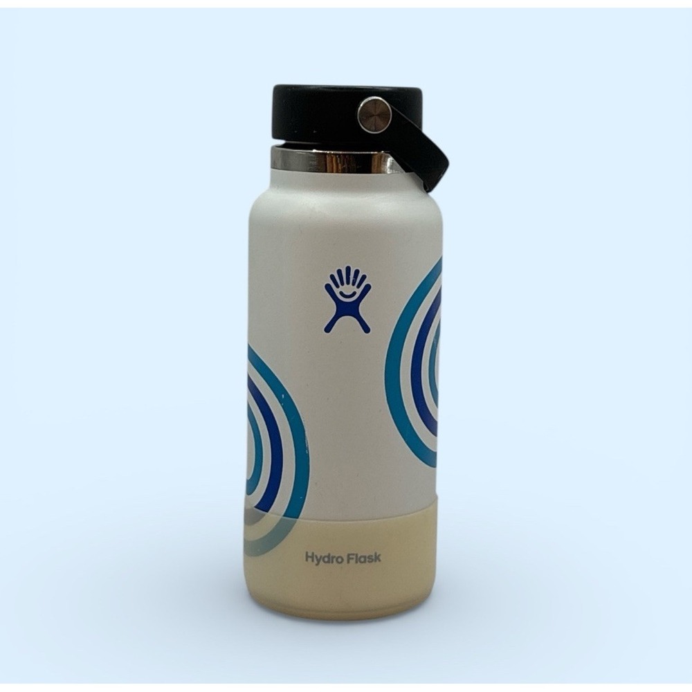 Limited Edition Hydro‎ Flask Flex Cap Bottle Stainless Steel 32oz (White)